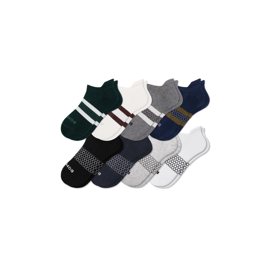 Men's Solids Ankle Sock 8-Pack - Soft Step