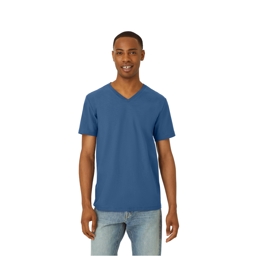 Men's Air Slub V-Neck T-Shirt - Modern Touch