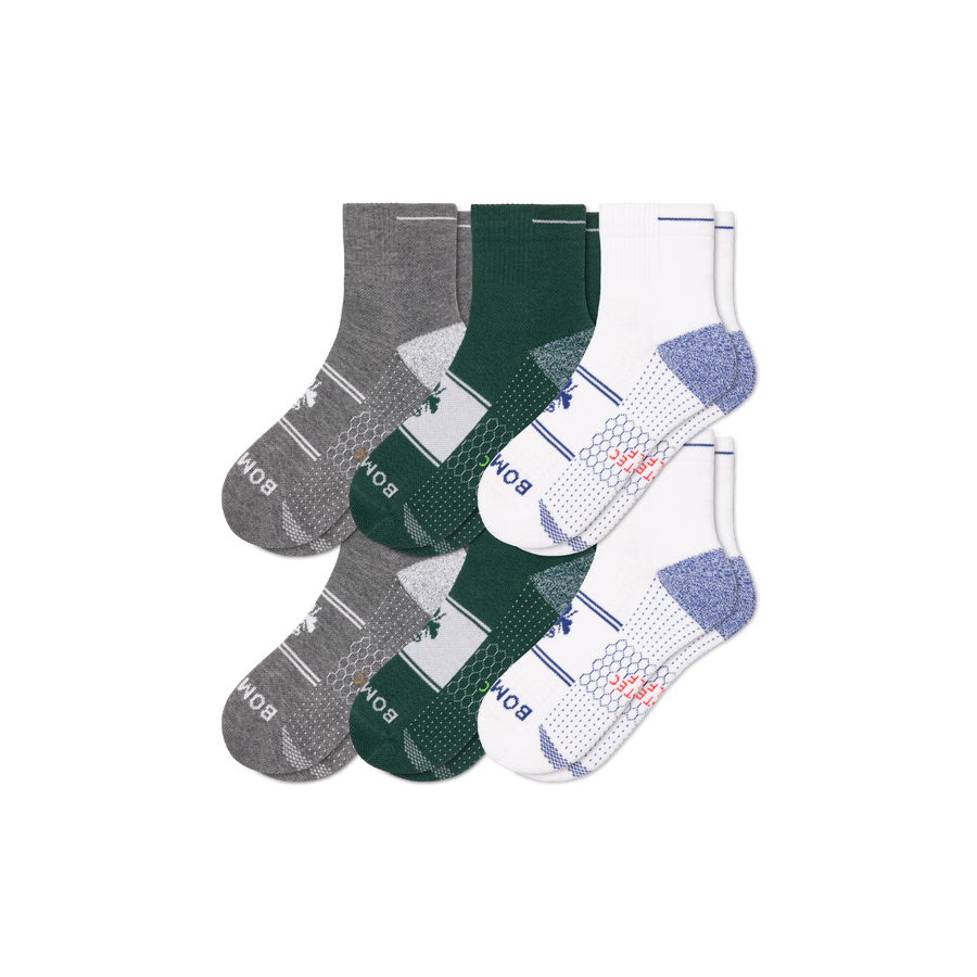 Men's Golf Quarter Sock 6-Pack - Daily Pick