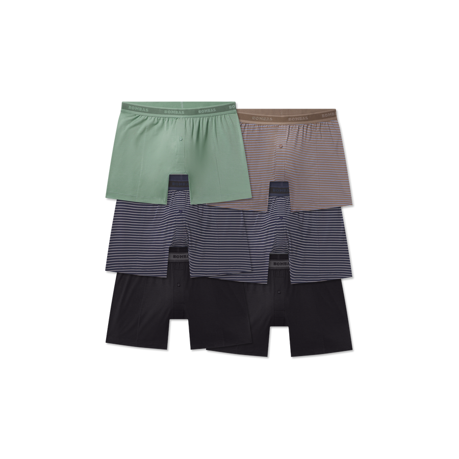 Men's Soft Flex Slim Boxer 6-Pack - Clean Finish