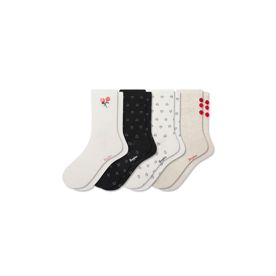 Women’s ’s Day Half Calf Sock 4-Pack - Light Cushion