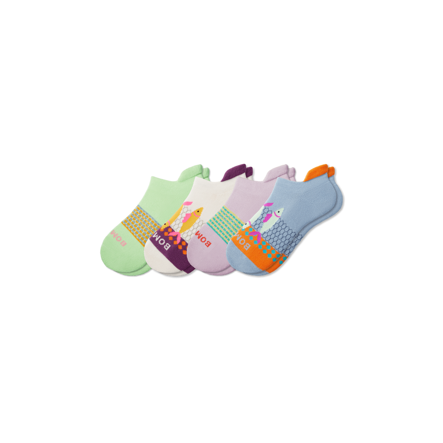 Youth Aquatic Ankle Sock 4-Pack - Fresh Choice
