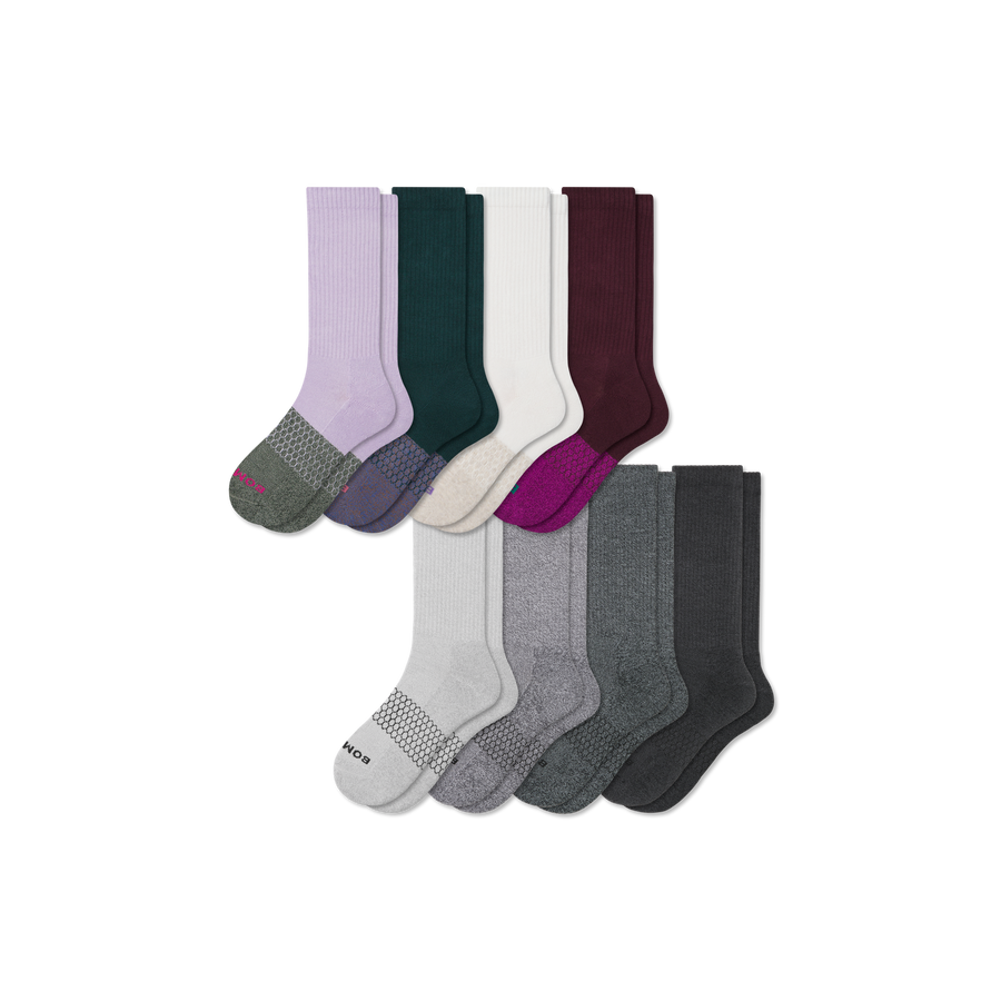 Women's Marl Calf Sock 8-Pack - Easy Pair