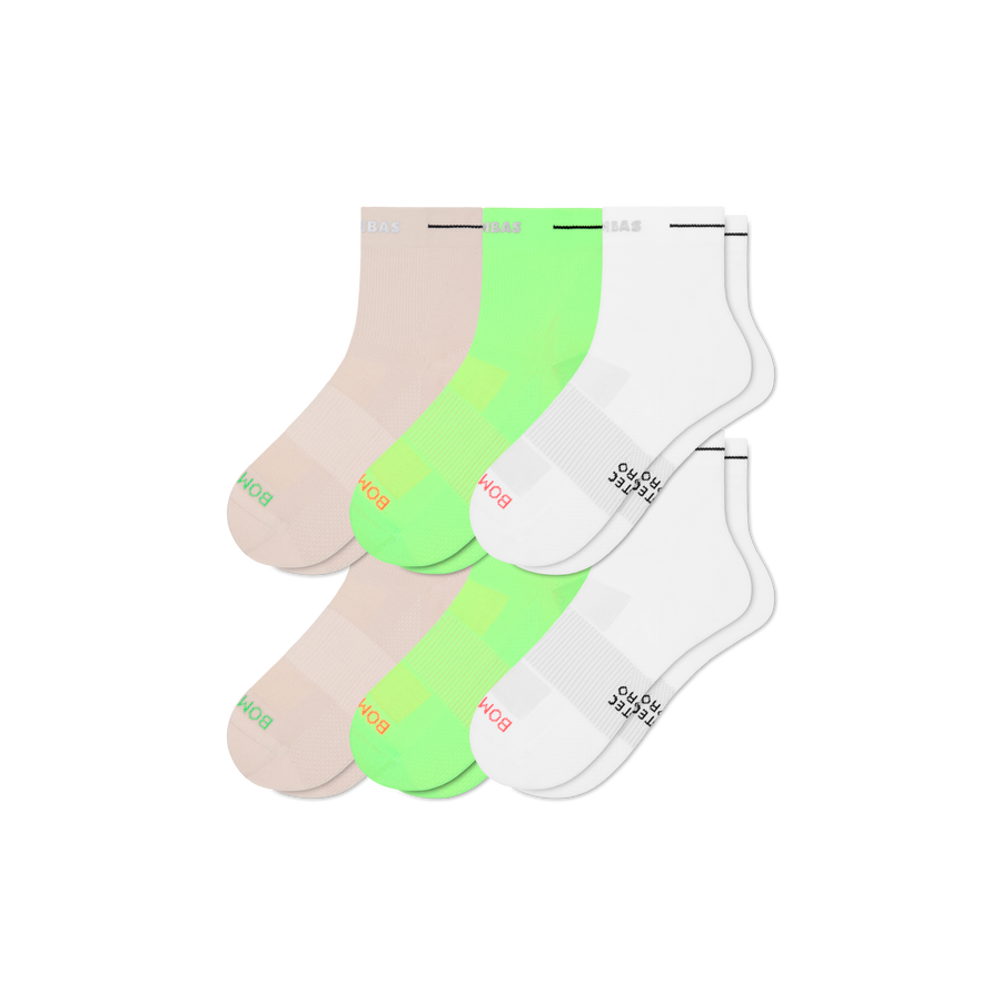 Women's RunPro Quarter Sock 6-Pack - Premium Pick