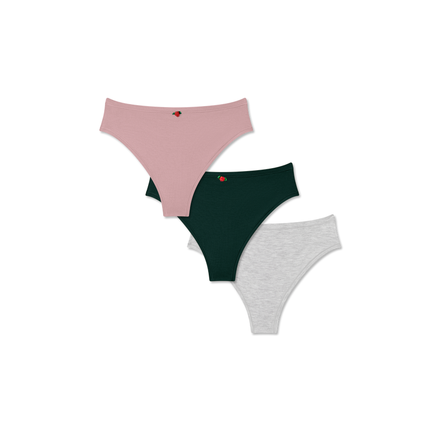 Women's Super Soft Thong 3-Pack - Premium Pick