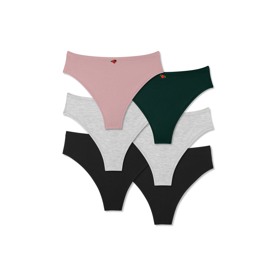 Women's Super Soft Thong 6-Pack - Simple Style