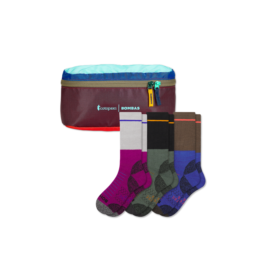 Women's Hiking Calf Sock 3-Pack & Cotopaxi Fanny Pack - All Day Fit