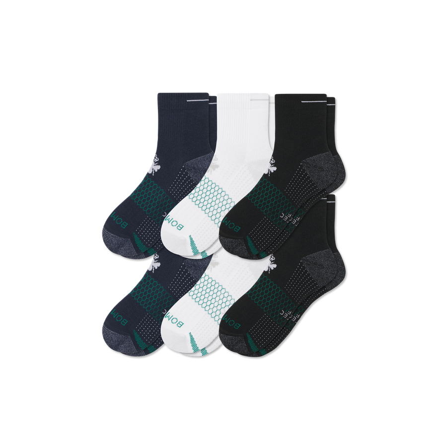 Women's Golf Quarter Sock 6-Pack - Ready Pick