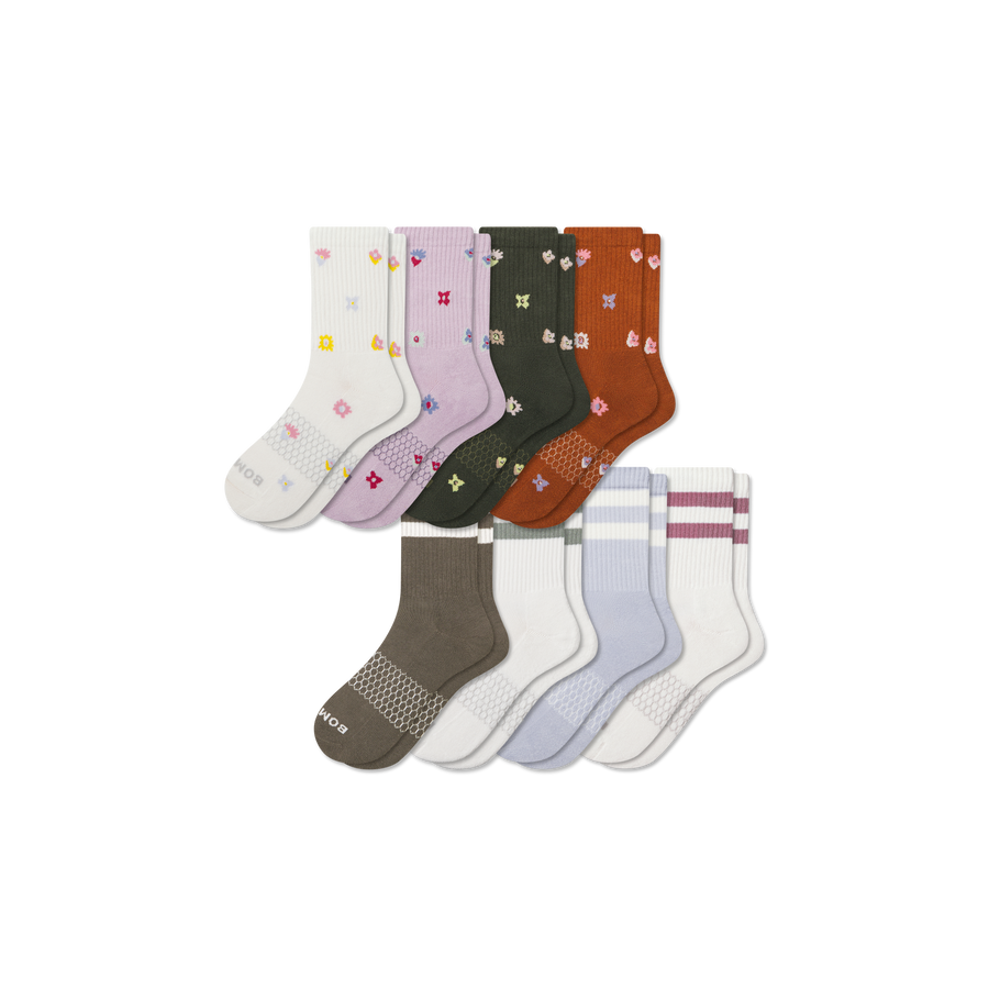 Women's Half Calf Sock 8-Pack - Essential Ready