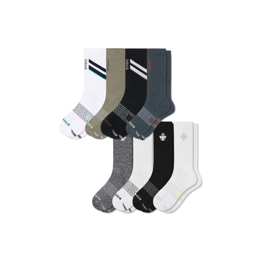 Men's All Sport Calf Sock 8-Pack - Classic Ready