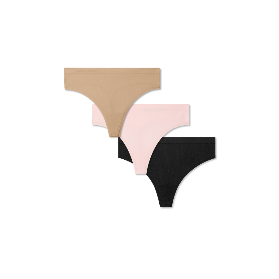 Women's Thong 3-Pack - Smooth Fit