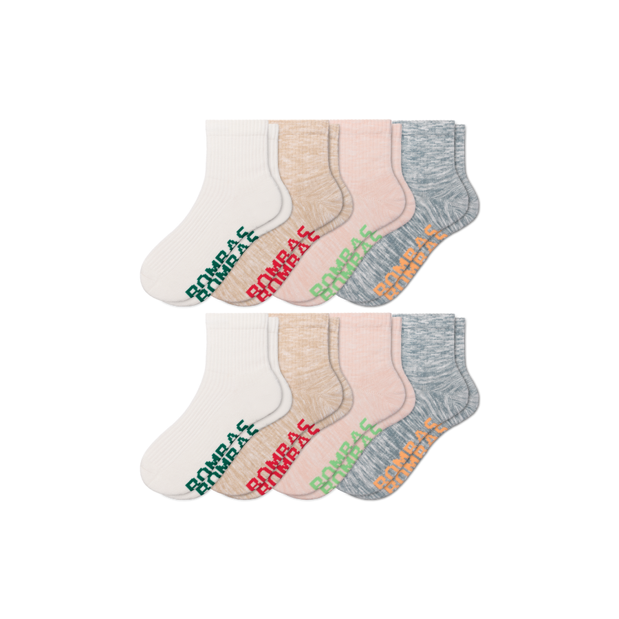 Women's Summer Ragg Quarter Sock 8-Pack - Easy Choice