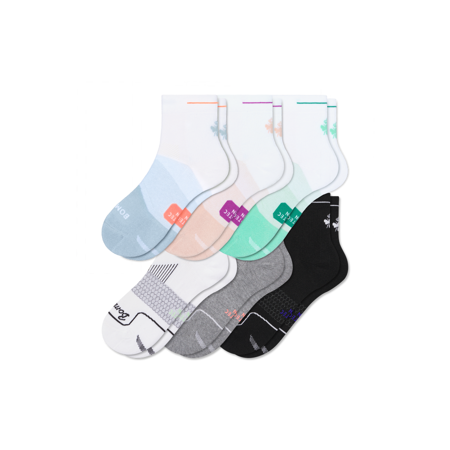 Women's Run Quarter Sock 6-Pack - Easy Choice