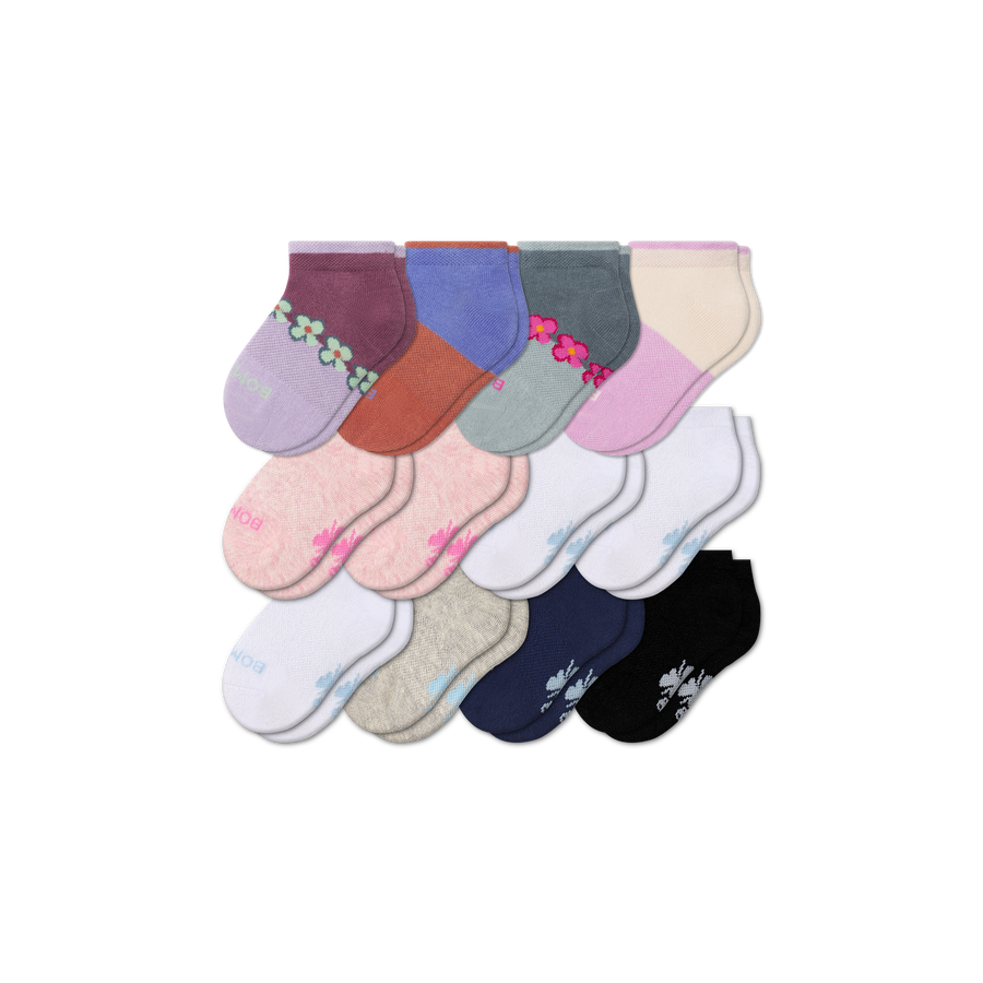 Toddler Ankle Sock 12-Pack - Simple Style