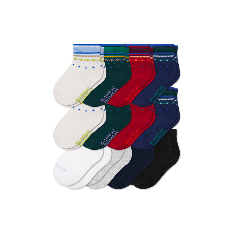 Toddler Calf Sock 12-Pack - Simple Style