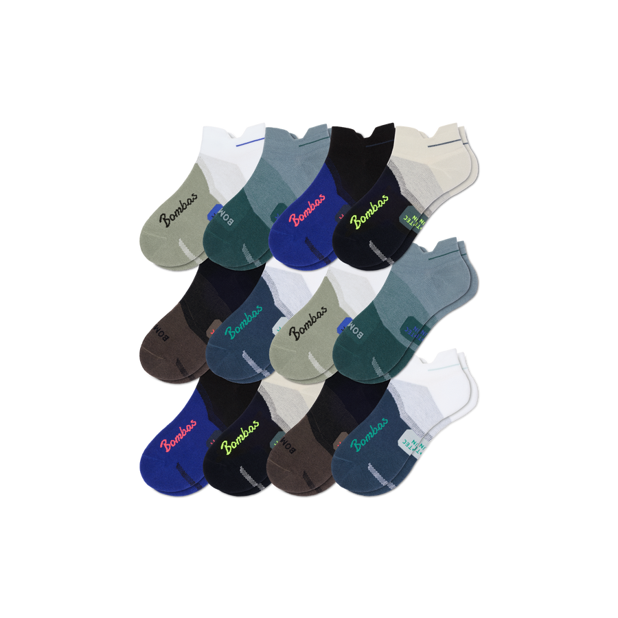 Men's Run Ankle Sock 12-Pack - Soft Step