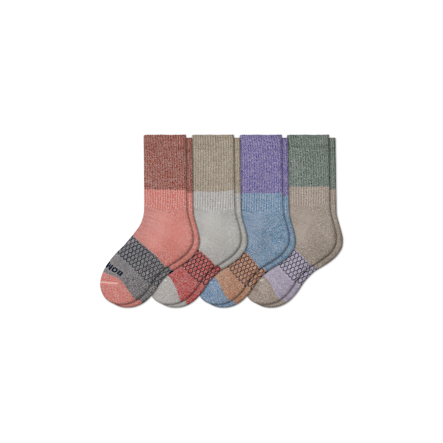 Youth Tri-Block Calf Sock 4-Pack - Daily Pick