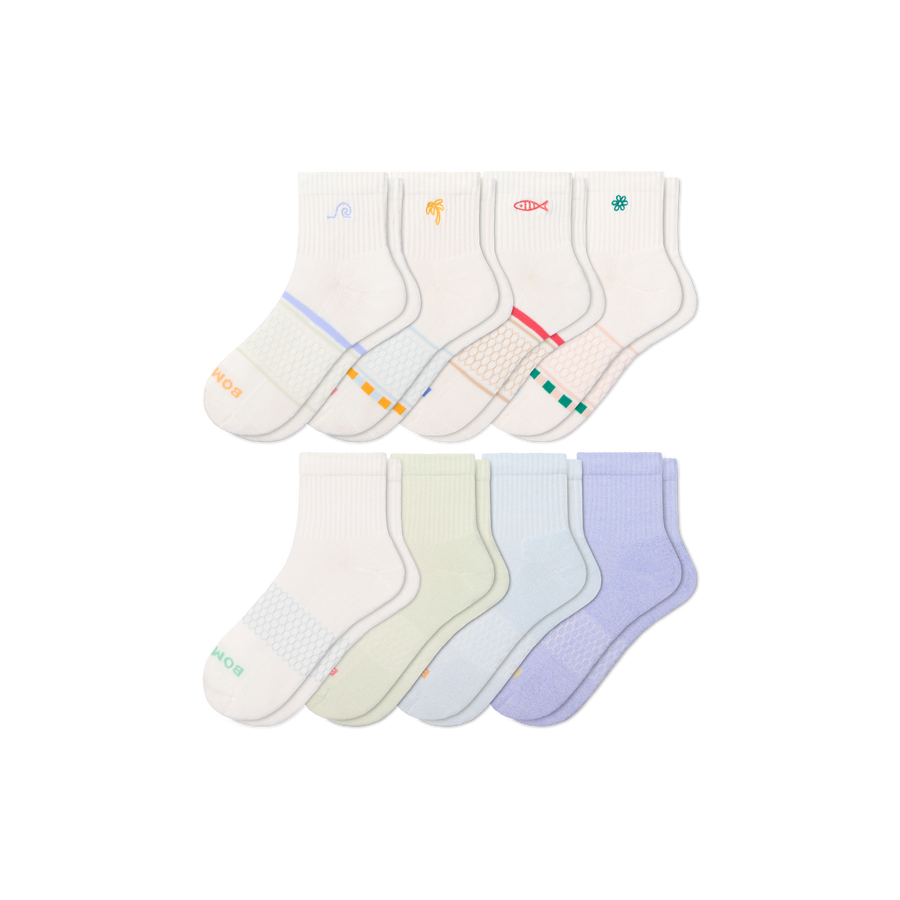 Women's Quarter Sock 8-Pack - Premium Pick