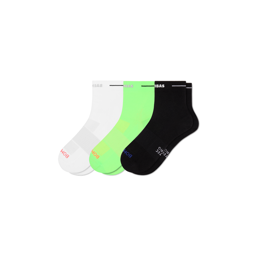 Men's RunPro Quarter Sock 3-Pack - Daily Cushion